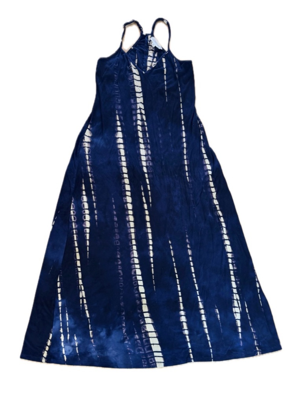 Lovestitch Tie Die/Boho Blue Maxi Sun Dress Size M